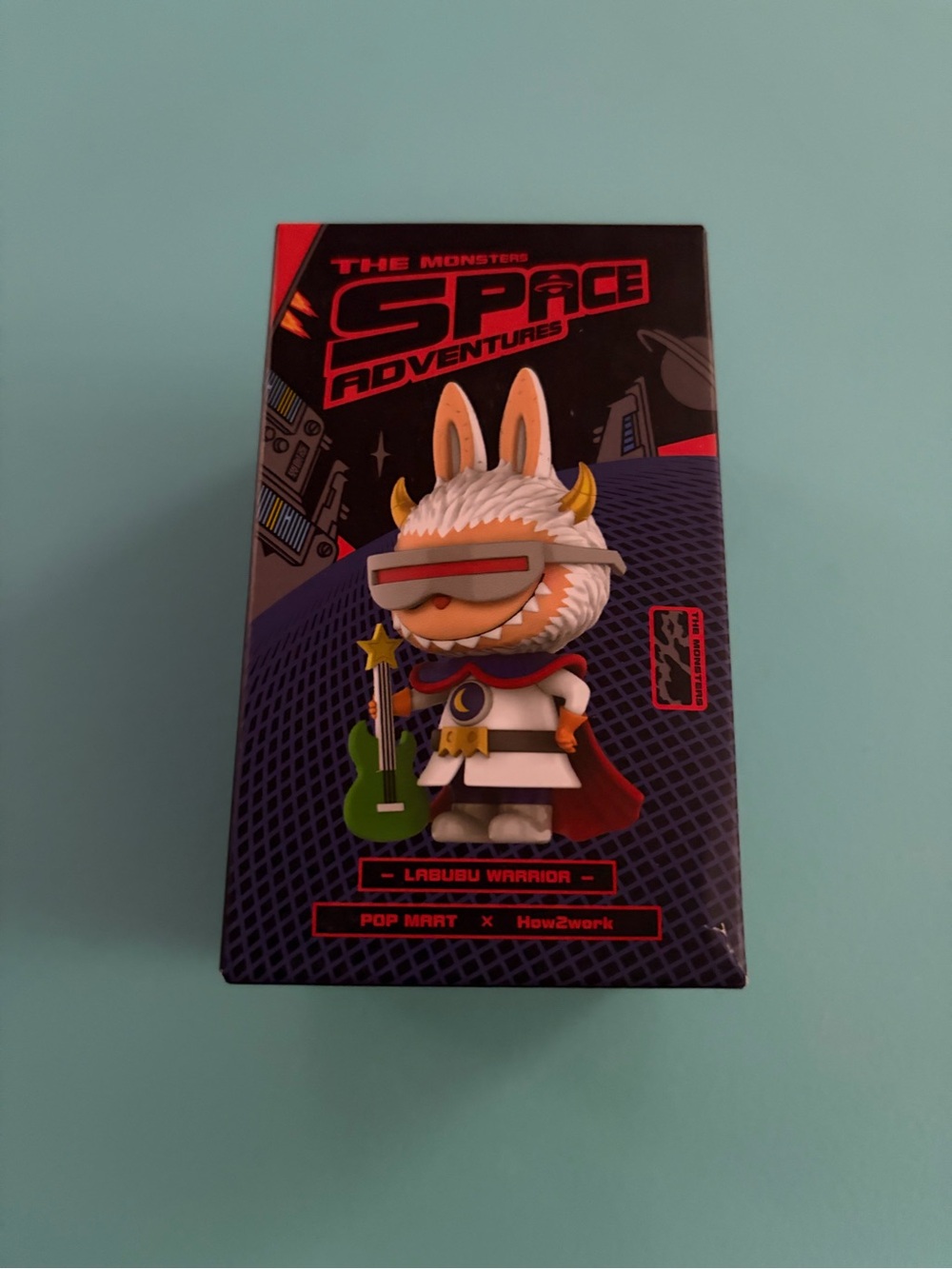 Pop Mart Labubu Warrior Vinyl Figure - White, Red, Gold